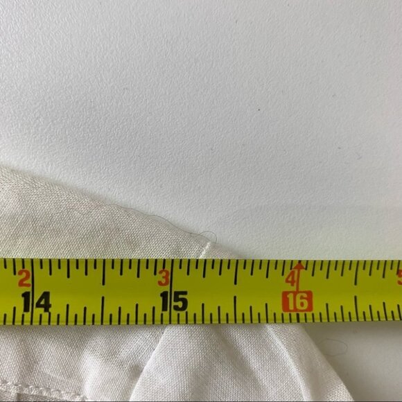 Michael By Michael Kors NWT White Cotton Tunic Top with Beaded Detail size small - Picture 10 of 11